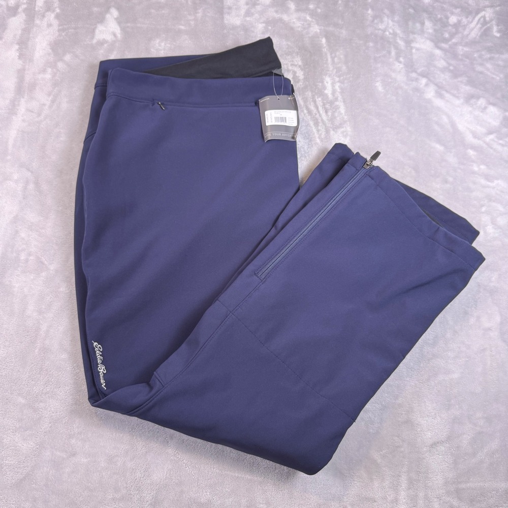 Eddie Bauer Alpenglow Stretch Ski Pants Atlantic Blue Women 3X New 0806